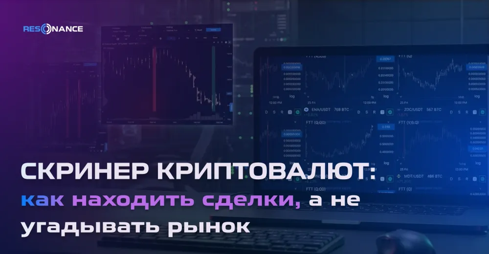 Скринер криптовалют: как находить сделки, а не угадывать рынок