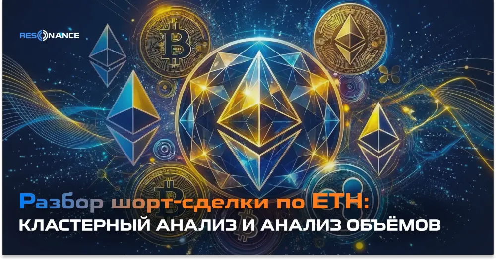 Разбор шорт-сделки по ETH: кластерный анализ и анализ объёмов