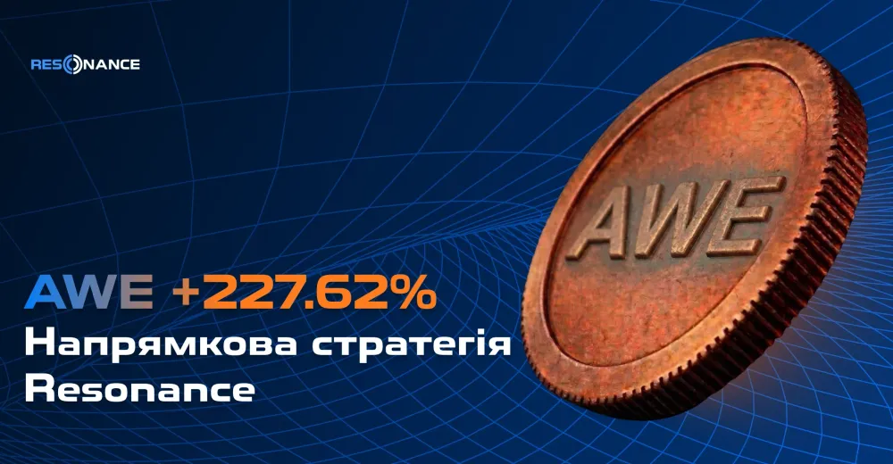 AWE +227.62% (Напрямкова стратегія Резонанс)
