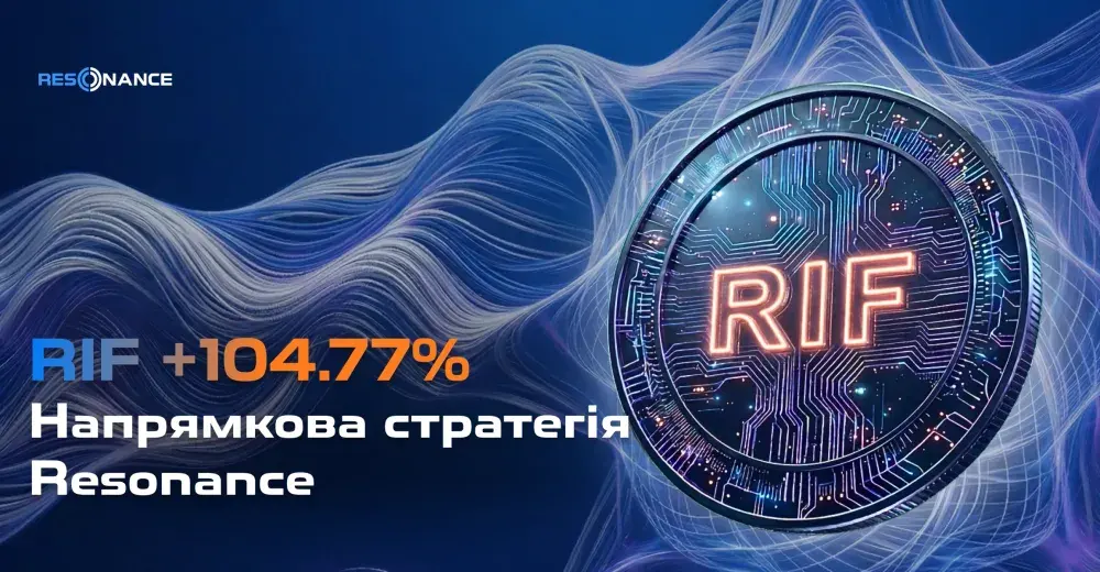 RIF +104.77% (Напрямкова стратегія Resonance)