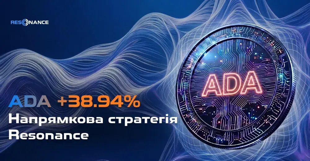 ADA +38.94% (Напрямкова стратегія Resonance)