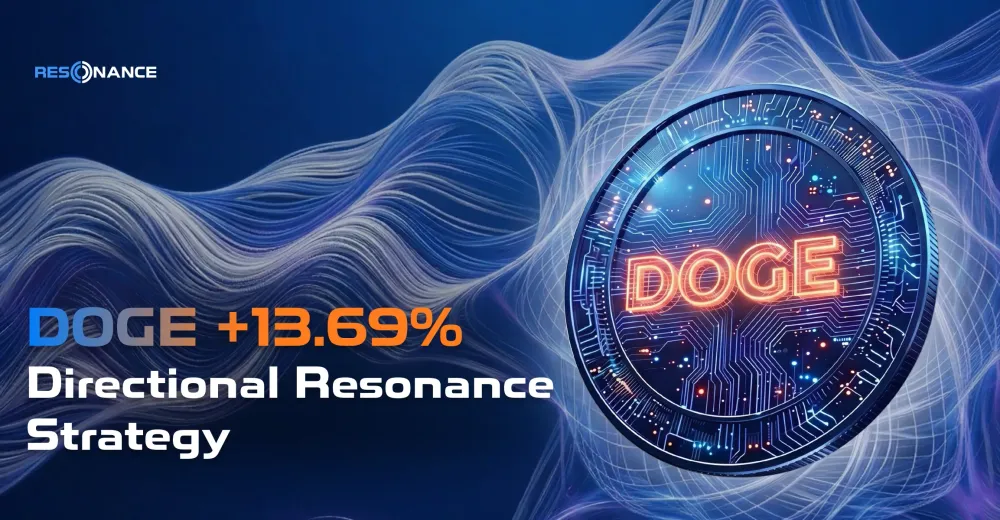 DOGE +13.69% (Resonance Directional Strategy)