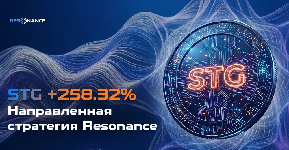 STG +258.32% (Направленная стратегия Resonance)