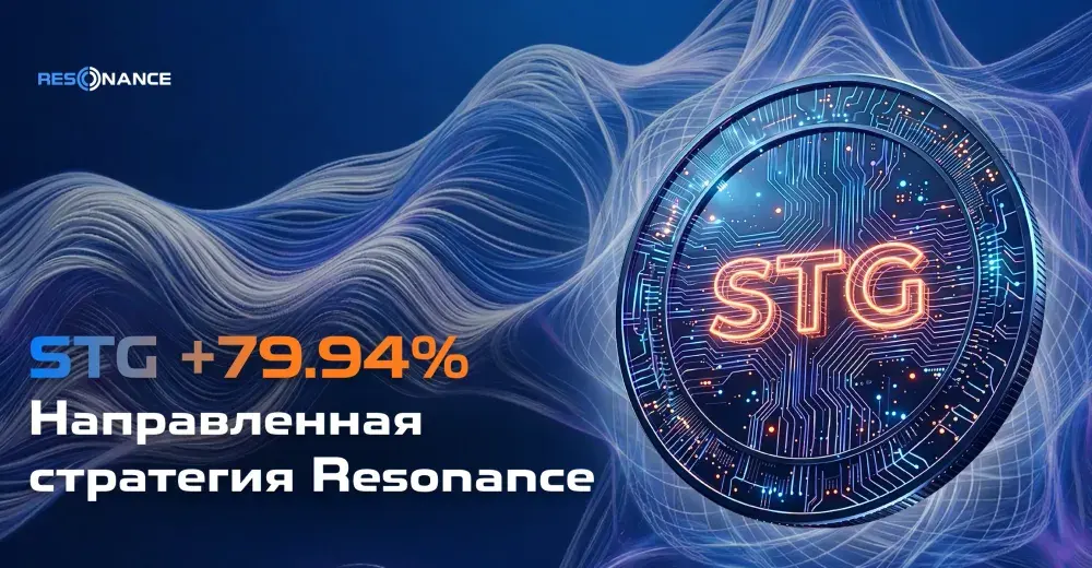 STG +79.94% (Направленная стратегия Resonance)