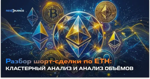 Разбор шорт-сделки по ETH: кластерный анализ и анализ объёмов